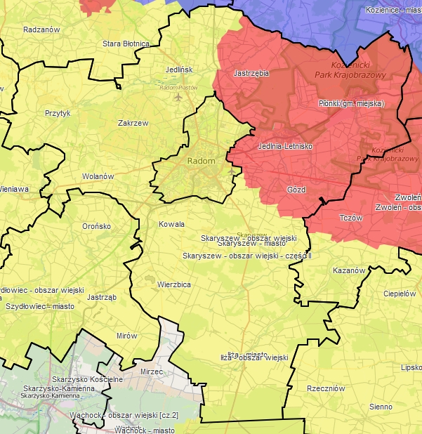 Nowe strefy ochronne ASF w powiecie radomskim