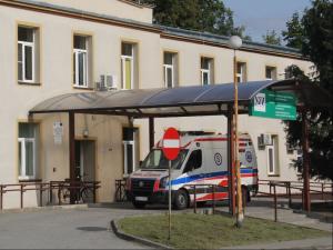 Oddział covidowy w szpitalu w Pionkach