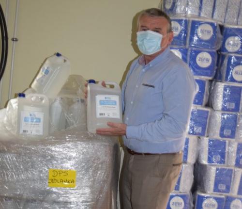 Podziękowania za pomoc dla DPS w Jedlance