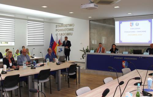 Powiatowe ćwiczenie obronne pk. RADOMKA 20