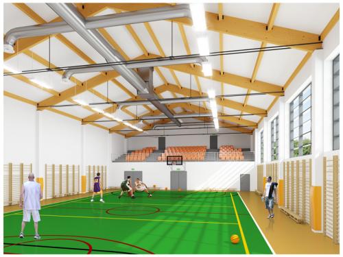 Powiat buduje salę gimnastyczną przy liceum w Pionkach